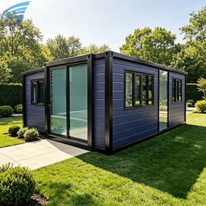 20ft 2-Zimmer Erweiterbares Vorgefertigtes Containerhaus Fertiges Modulares Tragbares Modernes Outdoor/Lagerhaus Tiny Home mit Küche und Bad - Product Image 1