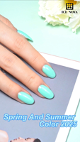 Couleurs Printemps-Été Sans HEMA, Vernis Gel Soak Off à Séchage UV, Couleurs Macaron Pastel Bonbon Populaires Printemps-Été, Service LOGO