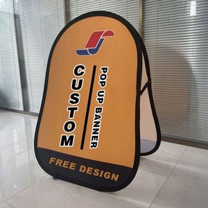 Banners Plegables Portátiles de Alta Calidad al por Mayor con Logotipo Personalizado para Interiores y Exteriores - Product Image 2