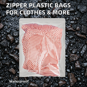 Bolsas Transparentes Autoadhesivas de PE a Prueba de Humedad con Cierre de Cremallera para Ropa, Zapatos y Calcetines, para Comercio Electrónico - Product Image 2