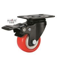 1.5/2/2. Roues pivotantes légères de 5/3 pouces
