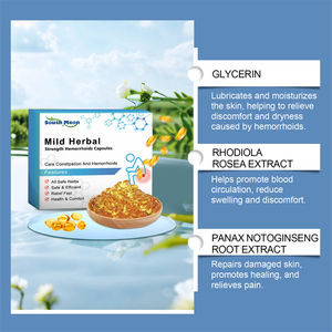 OEM güney ay 7 adet hafif bitkisel mukavemet hemoroid kapsül kabızlık hemoroid ağrı kesici kapsüller - Product Image 4