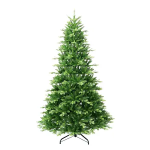 Luxe 6ft 8ft 10ft 12ft Voorverlichte Kunstmatige Slimme Kerstboom Kerstboom Met Afstandsbediening