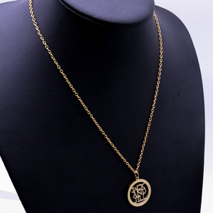 <span class=keywords><strong>Jack</strong></span> e <span class=keywords><strong>Jill</strong></span> of America Design di lusso 18K oro tono alta lucidato in acciaio inox jjjoa Lady collana di gioielli da donna - Product Image 5