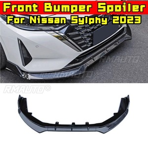 <b>Car</b> Front Bumper Lip <b>Diffuser</b> Spoiler Matte Black Body Kit for Nissan Sylphy 2023 Protector Bumper Guard <b>Car</b> Accessories - Product Image 3