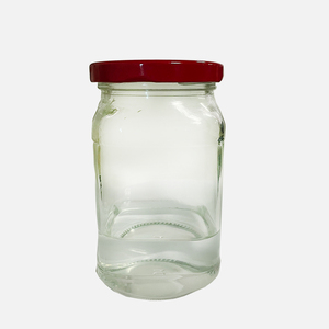 Mason Jar Food Canning Packaging Glass Jar for Pickle with Metal Lid