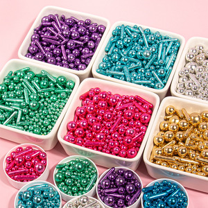 Vente flash : Perles de sucre colorées comestibles 1 kg 5 kg, décorations pour gâteaux, outils de décoration de pâtisserie, ingrédients pour la décoration de pâtisserie - Product Image 1
