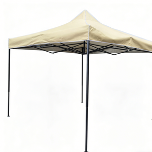 เต็นท์กันสาดกลางแจ้งแบบพับได้พร้อมขาตั้งเอียงและกระเป๋าหิ้ว, ที่พักพิงแบบพกพาสำหรับลานบ้าน ระเบียง สวน ชายหาด - ผ้าคลุมกันสาดขนาด 8x8 ฟุต - Product Image 1