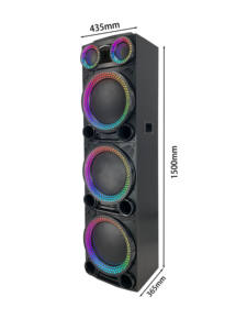 Etapa profesional karaoke inalámbrico DJ amplificador altavoz al aire libre activo BT altavoz con micrófono inalámbrico - Product Image 6