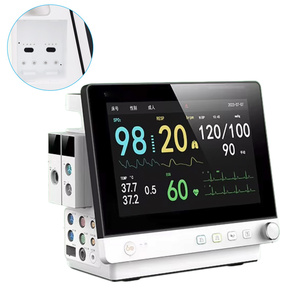 Monitor de Signos Vitales Veterinarios VP12, Monitor de Pacientes Pequeño y Portátil, Duradero, Fácil de Operar, Certificado CE ISO para Veterinaria - Product Image 4