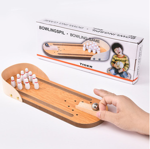 Tavolo Da Gioco Scrivania Educativi del bambino Giocattoli di <span class=keywords><strong>Legno</strong></span> Mini Palla Da Bowling <span class=keywords><strong>Giochi</strong></span> Montessori Educativi Giocattoli di <span class=keywords><strong>Legno</strong></span> per il Bambino - Product Image 3