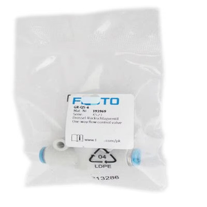 วาล์วควบคุมการไหลทางเดียว PLC 193969 GR-QS-6ใหม่ - Product Image 1