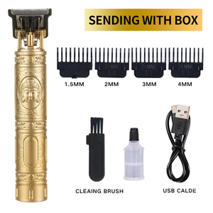 高品質ビンテージT9ヘアクリッパープロ用ヘアカット機トリマー電気クリッパー理髪師コードレスセットクリッパー - Product Image 6