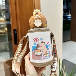 Trẻ Em Lớn Của Phim Hoạt Hình Thiết Kế Chân Không Rơm Cốc Nước Cầm Tay Chai Cho Sinh Viên Cho Trở Lại Trường Học Và Cắm Trại - Product Image 6