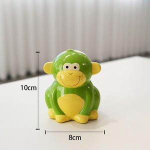 <span class=keywords><strong>2022</strong></span> decoración mono decoraciones al por mayor mono <span class=keywords><strong>Piggy</strong></span> Save Child Kid moneda Banco seguridad caja de dinero silicona alcancía - Product Image 5