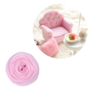 50g/bag <strong>Wool</strong> Roving 12 Gradual Pink Colors Needle Felting <strong>Wool</strong> Fiber Hand Felting DIY <strong>Craft</strong> Felting <strong>Wool</strong> Materials - Product Image 4