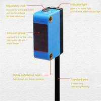 Sensor kode warna GTB6/GTE6 PNP/NPN Sensor penindasan Lidar Sensor fotolistrik
