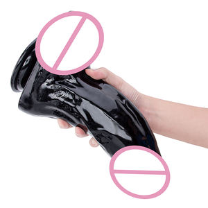 Enorme mostro donne uomini Super nero realistico grosso nero enorme Dildo xl cazzo giocattolo del sesso - Product Image 4