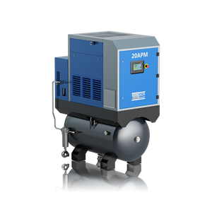 Compresor de Aire de Tornillo Súper Eficiente, Compresor Industrial con Filtros Secadores de Aire de Imán Permanente, Tanque de Aire Opcional para 10~20HP - Product Image 1