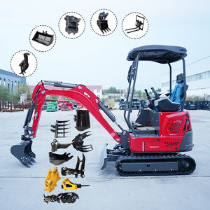 Hot Selling Kleine Graafmachine 1.8 Ton Gemeentelijke Tuin Zero Tail Swing Micro Bagger All Terrain Crawler Diesel <span class=keywords><strong>Mini</strong></span> Graafmachine - Product Image 1