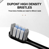 Brosse à dents électrique sonique Lula approuvée CE, étanche IPX7, avec 4 modes, 38 000 coupes/min, rechargeable pour adultes