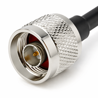 Câble coaxial RF HYT RG58 à double blindage, à faible perte, avec conducteur en cuivre toronné, assemblage personnalisé pour station de base télécom