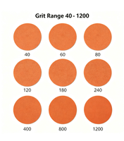 Disques de ponçage Pangea, grain 40-1200, 125 mm (5 pouces), abrasifs pour cloisons sèches, outils de ponçage automobile en céramique, papier abrasif orange, OEM