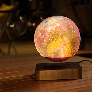 HCNT Magnetic Levitating <b>Ball</b> Star Night Lamp 3 Colors Touch Control Floating Starry Sky <b>LED</b> Lamp Home Decor - Product Image 6