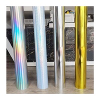 Rollo de hoja de vinilo brillante resistente a los rayos UV resistente al agua imprimible con láser holográfico para etiqueta de impresión Digital de letrero