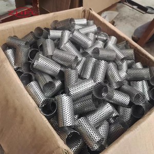 ท่อโลหะเจาะรู ขนาด 0.4 0.6 0.8 1 1.2 1.5 2 3 5 มม. ท่อกรองสแตนเลส ทรง Y กระบอกกรอง - Product Image 6