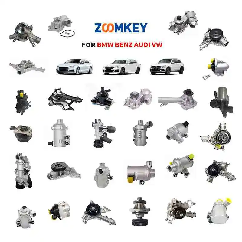 Zoomkey Auto Electric Engine car Water Pump For MERCEDES BENZ R CLASS W251 V251 M 276 958 C CLASS COUPE C204 2762001301