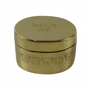 Round shape Metal Shiny Brass Kumkum Box Church Pyx for Hosts Dry Fruits Container Candy Storage Bins Storage Containers - Product Image 1