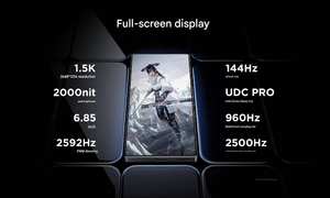 Teléfono Inteligente Original Nubia Red Magic 10 Pro 5G con Snapdragon 8 Ultimate/Pantalla de 6.85 Pulgadas 1.5K 144Hz/6000 mAh 100W - Product Image 6