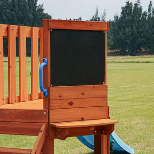 Juegos de columpio para niños pequeños 5 en 1, casa de juegos para niños pequeños al aire libre con mesa de columpio para bebés, pizarra, tobogán para niños, pared de escalada en <span class=keywords><strong>roca</strong></span> - Product Image 4