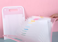 Petite QUANTITÉ MINIMALE DE COMMANDE Étanche En Plastique Multi Poches De Poche Document Sac Snap Bouton