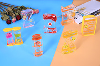 Minuterie motif sablier liquide en acrylique, forme carrée 2 roues, livraison gratuite bon marché