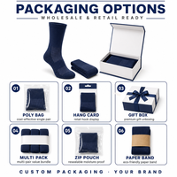 Chaussettes de compression sportives pour hommes, en coton, sans coutures, pour marathon, gym, entraînement, anti-odeurs, chaussettes personnalisées