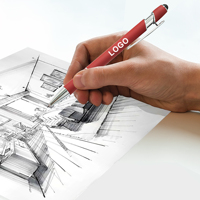 Stylo multifonction tactile à pointe souple, promotionnel, nouveau, très vendu, avec logo personnalisé pour téléphone portable et usage scolaire