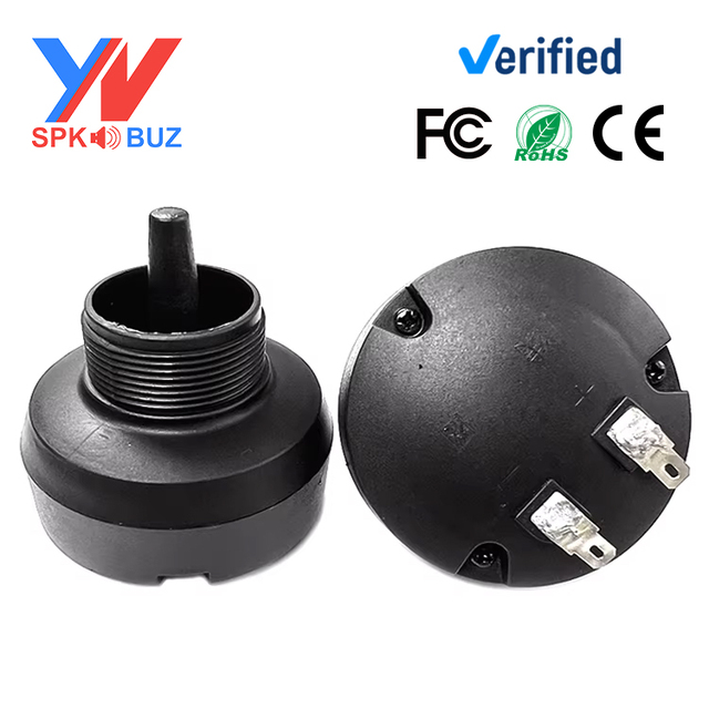 61MM 4/8ohm98DB Piezo Tweeter Speaker Audio Accessories Horn Threaded Speaker Piezo Tweeter Head for Movable Stage Audio Speaker