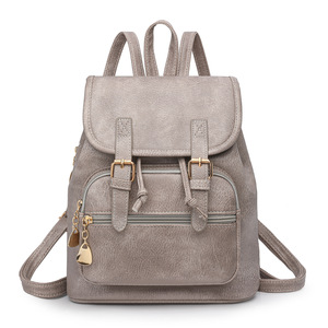 2025 sac à dos de sport transfrontalier pour femmes Simple PU mode pour l'école des jeunes navettage petit sac livraison directe - Product Image 3
