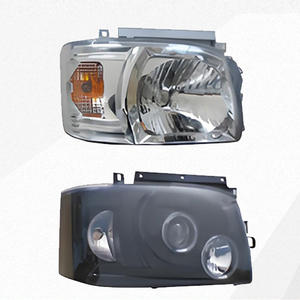 工場価格2005年以降通勤バンミニバスアクセサリートヨタハイエースLEDブラックフロントヘッドライト用 - Product Image 4