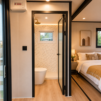Casa Contenedor Industrial Expandible de Doble Ala Personalizada, Económica, con Baño Sanitario, Ecológica y de Instalación Rápida para Jardín