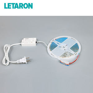 Transformateur LED ultra-mince 6W 15W 12V DC à haute efficacité énergétique avec câble d'entrée intégré, alimentation LED étanche en plastique pour - Product Image 4