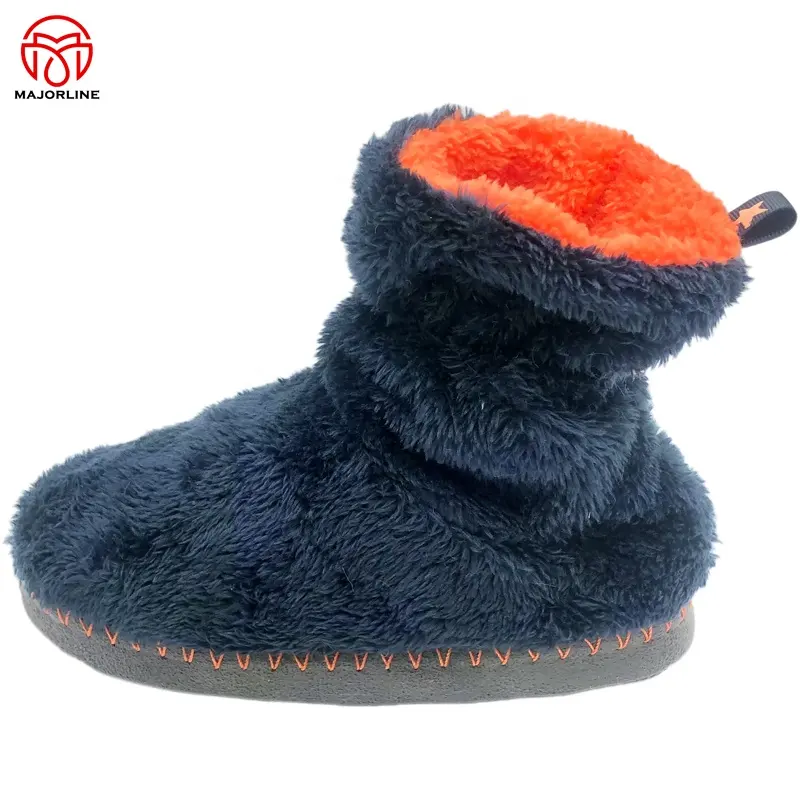 Botas de lã fofas para meninas, sapatos de algodão com sola macia para bebês, antiderrapante personalizado, personalizado, OEM, venda imperdível para crianças