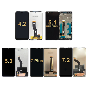 Pantalla de repuesto más Popular, pantalla táctil, Lcd para teléfono móvil para Nokia 2,3 2,4 3,1 5,1 con marco 4,2 5,3 7,2 7 Plus - Product Image 6