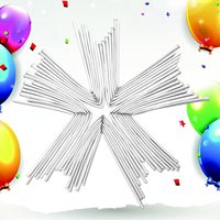 100 pièces 260 ballons blancs longs ballons pour ballon de torsion en Latex pour animaux modélisation anniversaire décorations de fête de mariage