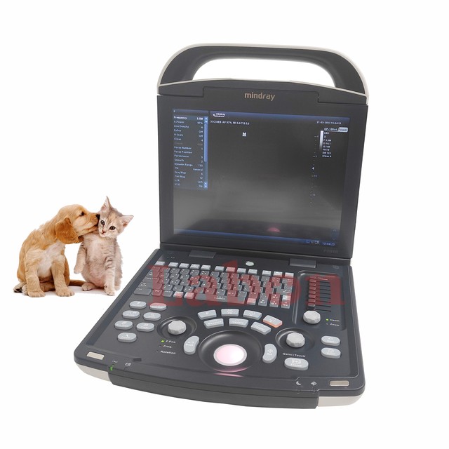 Mindray DP-10VET Portable Ultrasound | 12.1" LED Monitor | 2 Probe Ports | 120min Battery | for Vet Clinics & Animal Hospitals