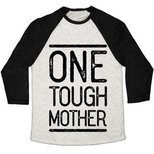 One Tough Mother Unisex Tri-Blend <b>Baseball</b> <b>Tee</b> - Product Image 5