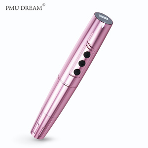 Máquina de Tatuaje PMU Inalámbrica Ligera 2026, Modelo S-Liner Styler Rosa, para Micropigmentación Capilar - Product Image 1