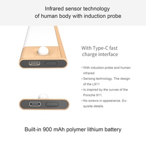 Luz LED para Gabinete, Lámpara USB Transparente y Luminosa, Luz para Muebles OEM con Interruptor, Sensor de Movimiento Magnético de Pared, Luz LED Debajo del Gabinete - Product Image 5
